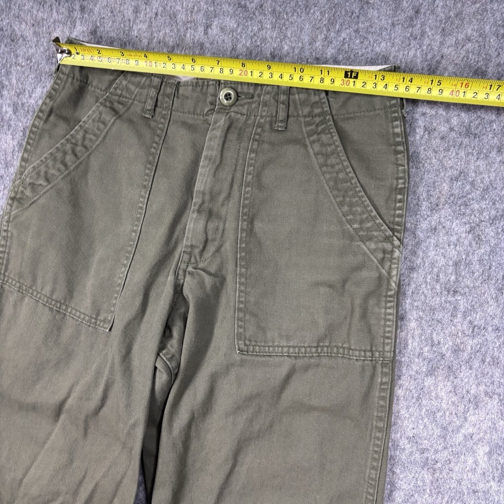 Ungrid Pants Women's‎ 28 x 26 OG 107 Reproduction Green Japan Straight Cotton - Picture 4 of 16